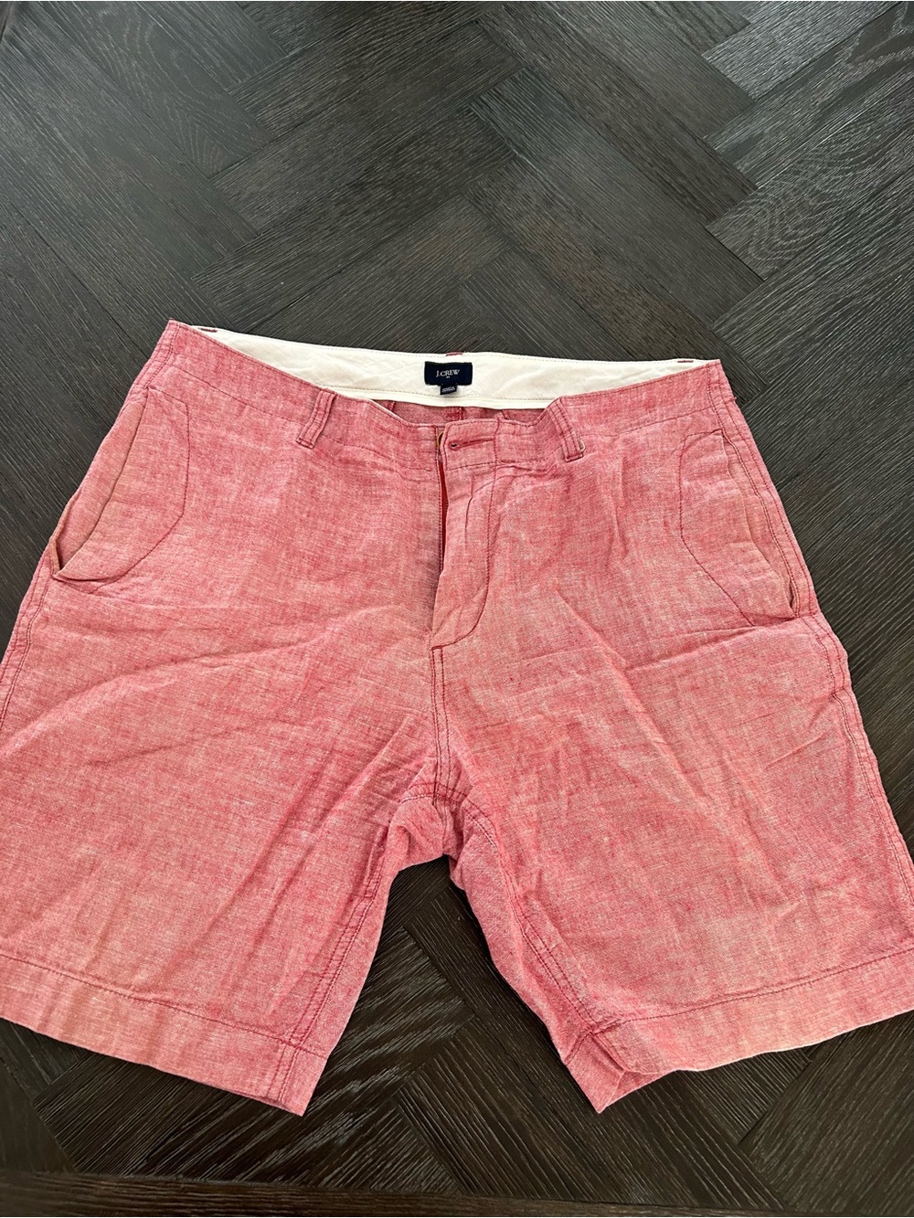 J. Crew Men’s Pink Flat Front Shorts